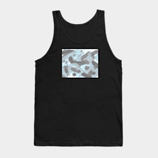 Demiboy Pride Abstract Textural Layered Paint Tank Top